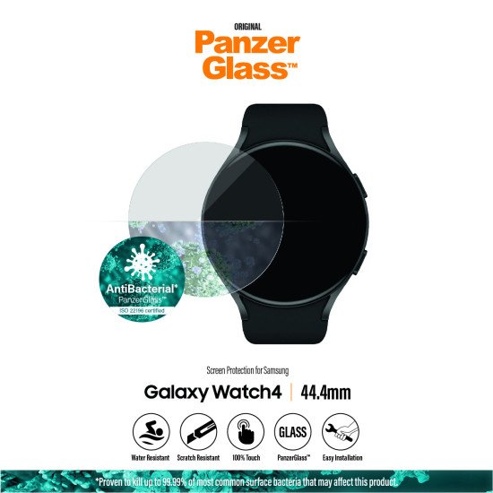 PanzerGlass 3649 accessoire intelligent à porter sur soi Protecteur d'écran Transparent Verre trempé, Polyéthylène téréphthalate (PET)