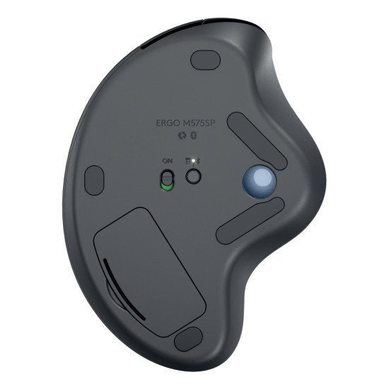 Logitech Ergo M575S souris Bureau Droitier RF sans fil + Bluetooth Trackball 2000 DPI