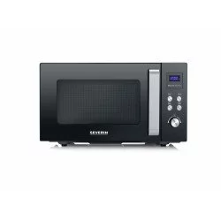 Micro-ondes 20 L 700 W Style Rétro 5 Niveaux 8 Menus LED Intelligent  Minuterie 1H Dégivrage et de Cuisson Automatique Noir - Costway