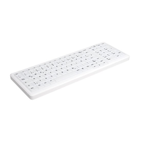 CHERRY AK-C7000 clavier Médical USB QWERTY Anglais américain Blanc