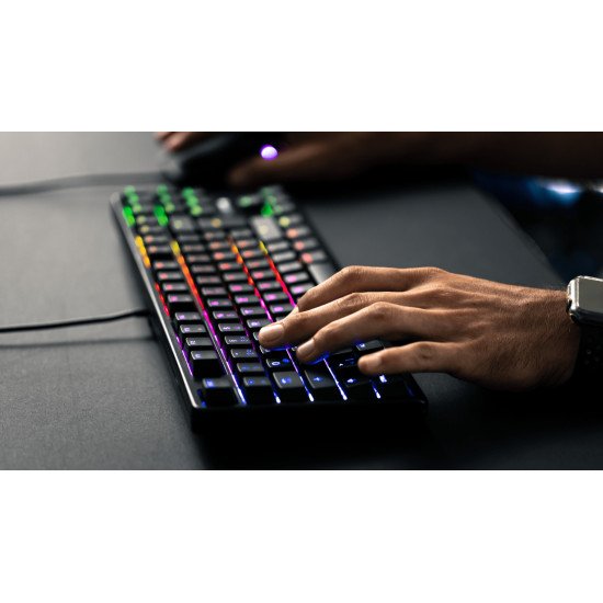 CHERRY G80-3000N RGB TKL clavier USB QWERTZ Noir