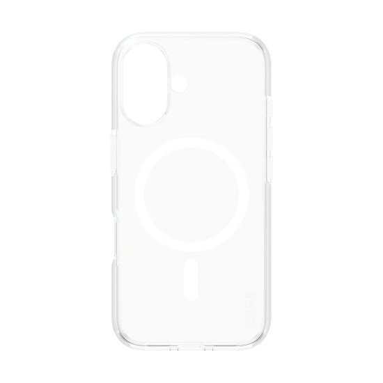 PanzerGlass CARE by PG White MagSafe iPhone16 6.1 coque de protection pour téléphones portables Housse Transparent