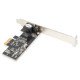 Digitus Carte réseau Gigabit Ethernet PCI Express 2.5G (4-Speed)