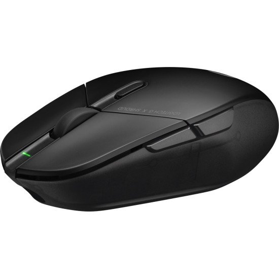 Logitech G G303 Shroud Edition souris Jouer Droitier RF sans fil + Bluetooth Optique 25600 DPI