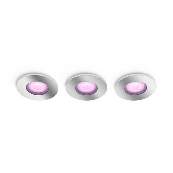 Philips Hue White and Color ambiance Pack de 3 spots à encastrer Xamento