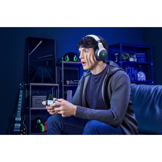 Razer Kaira Pro for PlayStation Casque Sans fil Arceau Jouer USB Type-C Bluetooth Blanc