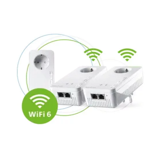 Devolo Magic 2 WiFi 6 Multiroom Kit 2400 Mbit/s Ethernet/LAN Blanc 3  pièce(s) 08829 pas cher