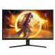 AOC G4 CQ32G4VE écran PC 81,3 cm (32") 2560 x 1440 pixels Quad HD LCD Noir, Gris