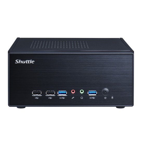 Shuttle XPС slim XPC slim Barebone XH610G2 - S1700, Intel H610, 1xDP, 2xHDMI, 2 PCIe Slots (1x 16X & 1x X1), 2x Intel LAN (1G + 2.5G), 8x USB, 1x 2.5", 3x M.2, 24/7