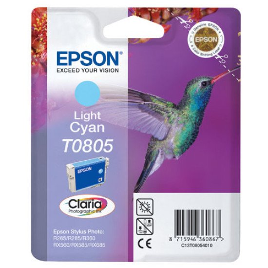 Epson T0805 Cartouche encre Cyan clair