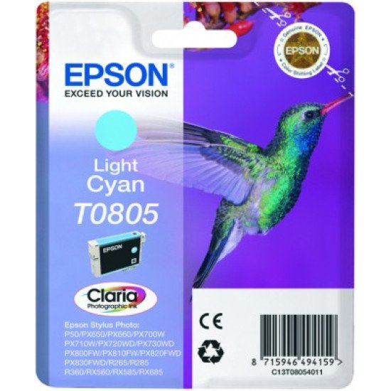 Epson T0805 Cartouche encre Cyan clair