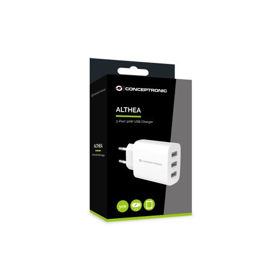 Conceptronic ALTHEA13W chargeur d'appareils mobiles Universel Blanc Secteur Intérieure