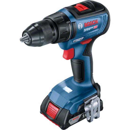 Bosch GSR 18V-50 1800 tr/min Noir, Bleu