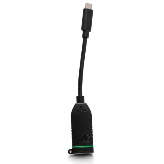 C2G Boucle d'adaptateurs dongle 4K HDMI® à boîtier universel rétractable avec Mini DisplayPort™, DisplayPort et USB-C® à code couleur