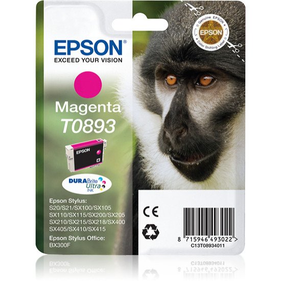 Epson Monkey Cartouche "Singe" - Encre DURABrite Ultra M