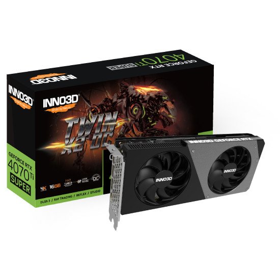 Inno3D GEFORCE RTX 4070 Ti SUPER TWIN X2 OC NVIDIA 16 Go GDDR6X