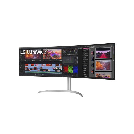 LG 49BQ95C-W écran PC 124,5 cm (49") 5120 x 1440 pixels UltraWide Dual Quad HD Blanc