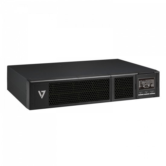 V7 UPS2URM3000DC-NC-1E UPS Double-conversion (en ligne) 3 kVA 3000 W 8 sortie(s) CA