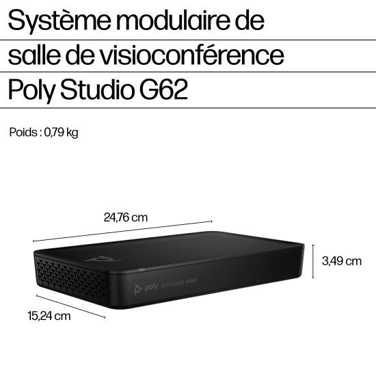 POLY Système de visioconférence Studio G62