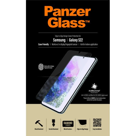 PanzerGlass 7293 écran et protection arrière de téléphones portables Protection d'écran transparent Samsung 1 pièce(s)