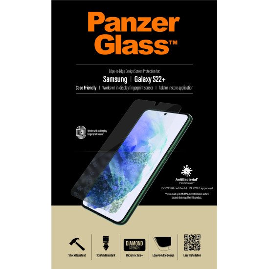 PanzerGlass 7294 écran et protection arrière de téléphones portables Protection d'écran transparent Samsung 1 pièce(s)