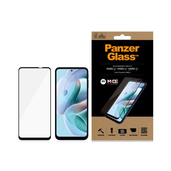 PanzerGlass 6555 écran et protection arrière de téléphones portables Protection d'écran transparent Motorola 1 pièce(s)