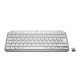 Logitech MX Keys Mini for Business clavier RF sans fil + Bluetooth AZERTY Français Aluminium, Blanc