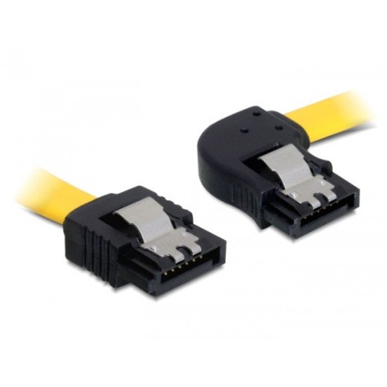 DeLOCK 0.3m SATA M/M câble SATA 0,3 m Jaune