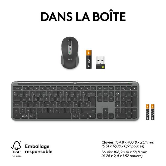 Logitech MK950 Signature Slim Combo for Business