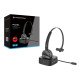 Conceptronic POLONA03BD écouteur/casque Sans fil Arceau Bureau/Centre d'appels Bluetooth Socle de chargement Noir