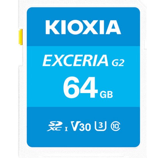 Kioxia LNEX2L064GG4 mémoire flash 64 Go SDXC UHS-I Classe 10