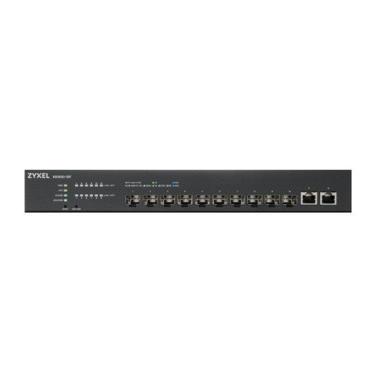 Zyxel XS1930-12F-ZZ0101F commutateur réseau Géré L2/L3 10G Ethernet (100/1000/10000) Noir