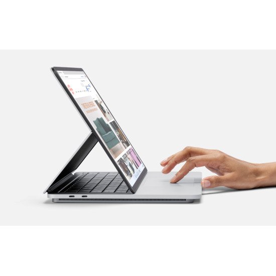 Microsoft Surface Laptop Studio Intel® Core™ i7 i7-11370H Hybride (2-en-1) 36,6 cm (14.4") Écran tactile 32 Go LPDDR4x-SDRAM 2 To SSD NVIDIA GeForce RTX 3050 Ti Wi-Fi 6 (802.11ax) Windows 11 Pro Platine