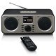 Lenco DIR-141BK Radio portable Internet Noir, Argent