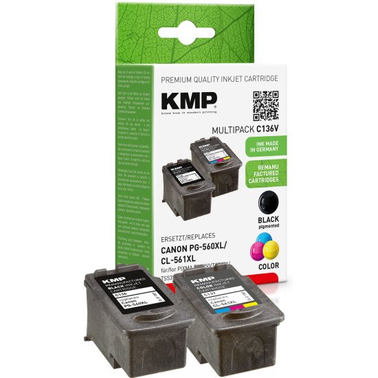 KMP 1581,4005 cartouche d'encre 3 pièce(s) Compatible Rendement élevé (XL) Noir, Cyan, Magenta, Jaune