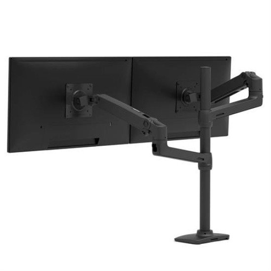 Ergotron LX Series LX Dual Stacking Arm, Tall Pole, Matte Black 101,6 cm (40") Pince Noir