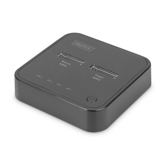 Digitus Station d'accueil dual M.2 pour SSD NVMe avec fonction de clonage hors ligne, USB-C™