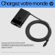 HP Chargeur pour ordinateur portable USB-C 65 W