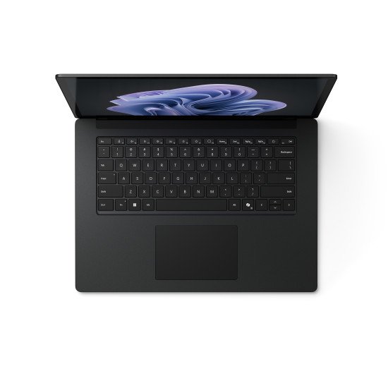 Microsoft Surface Laptop 6 Intel Core Ultra 5 135H Ordinateur portable 38,1 cm (15") Écran tactile 8 Go LPDDR5-SDRAM 256 Go SSD Wi-Fi 6E (802.11ax) Windows 11 Pro Noir