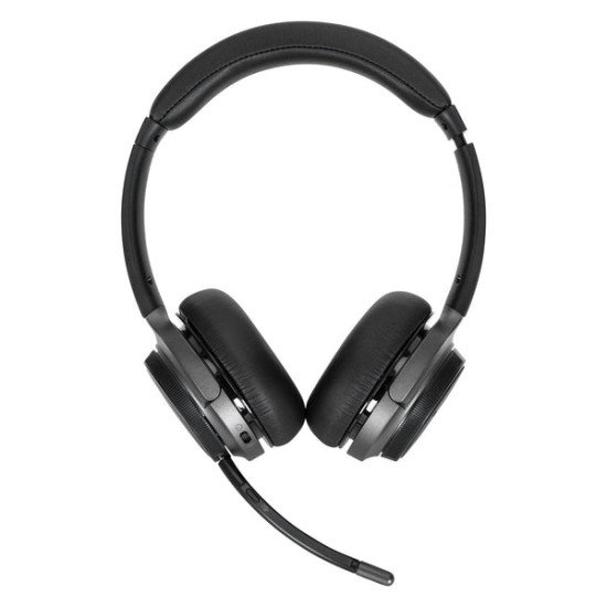 Targus AEH104GL écouteur/casque Avec fil &sans fil Arceau Appels/Musique USB Type-C Bluetooth Noir