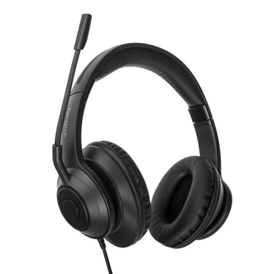 Targus AEH102GL écouteur/casque Avec fil Arceau Appels/Musique USB Type-A Noir