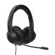 Targus AEH102GL écouteur/casque Avec fil Arceau Appels/Musique USB Type-A Noir