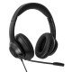 Targus AEH102GL écouteur/casque Avec fil Arceau Appels/Musique USB Type-A Noir