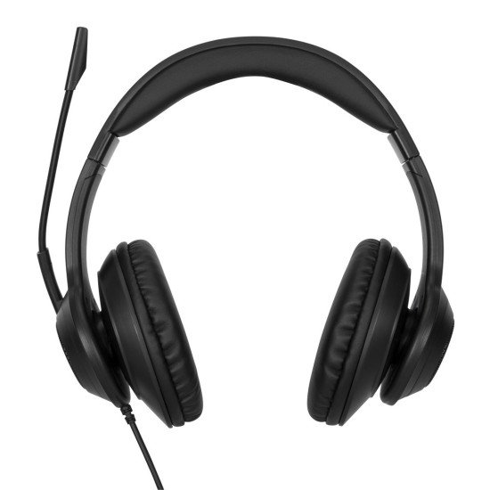 Targus AEH102GL écouteur/casque Avec fil Arceau Appels/Musique USB Type-A Noir