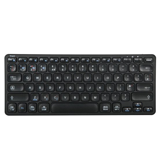 Targus AKB862UK clavier Bluetooth QWERTY Anglais britannique Noir