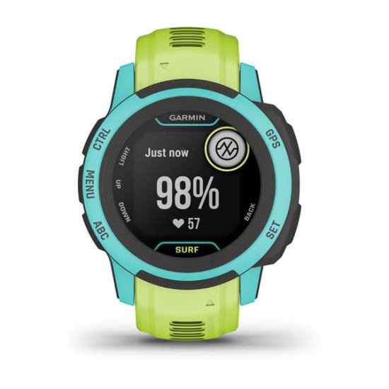 Garmin Instinct 2S Surf Edition 2,01 cm (0.79") MIP 40 mm Vert GPS (satellite)