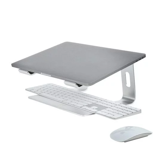StarTech.com Support Ordinateur Portable (5kg) en Aluminium, Argenté -  Réhausseur PC pour MacBook Air/Pro, Dell XPS, Lenovo - Élévateur/Surélévateur  Ergonomique pour Bureau LAPTOP-STAND-SILVER pas cher
