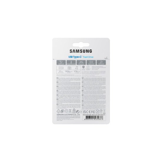 Samsung MUF-64DA lecteur USB flash 64 Go USB Type-C 3.2 Gen 1 (3.1 Gen 1) Bleu