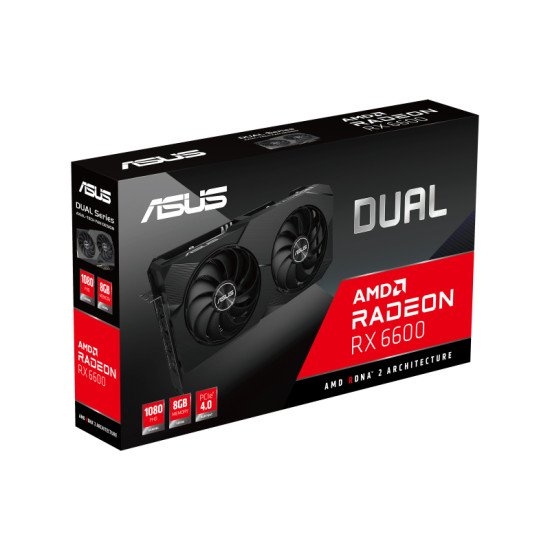 ASUS Dual -RX6600-8G-V2 AMD Radeon RX 6600 8 Go GDDR6