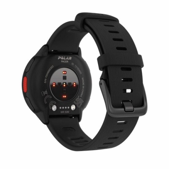 Polar Pacer 3,05 cm (1.2") MIP 45 mm Noir GPS (satellite)